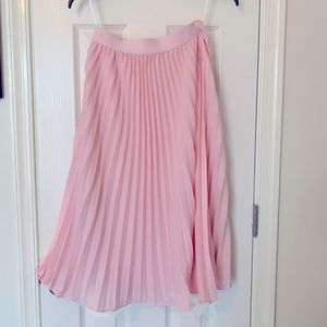 Kate Kasin Pink Pleated Skirt